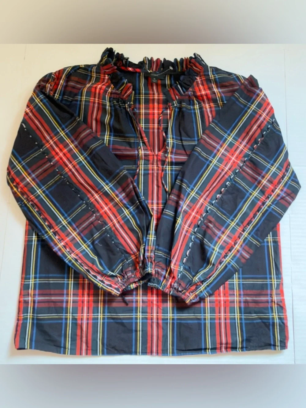 J. Crew lightweight plaid